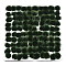 Mink Fur Ball Decoration, Pom Pom Ball, For DIY Craft, Dark Green, 2.5~3cm, about 100pcs/board