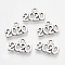 Tibetan Style Alloy Charms, New Year 2020, Lead Free & Cadmium Free, 9x14x1.5mm, Hole: 1.8mm