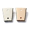 Iron Bolo Tie Slide Clasp, for Bolo Tie Making, Light Gold, 30.5x25x7~10mm, Hole: 2.5mm