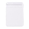 PVC Anti Oxidation Zip Lock Bags, Transparent Antitarnish Jewelry Packing Storage Pouch, Clear, 7x5x0.15cm, Unilateral thickness: 4.9 Mil(0.125mm)
