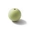 Silicone Beads, Round, Dark Khaki, 15mm, Hole: 2mm