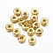Tibetan Style Alloy Beads, Cadmium Free & Lead Free, Donut, Golden, 6x2mm, Hole: 2.5mm