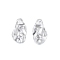 Non-Tarnish 201 Stainless Steel Pendant, Textured Charms, Nuggets, Stainless Steel Color, 30x17x1mm, Hole: 1.6mm
