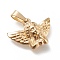 304 Stainless Steel Pendants, Angel, Golden, 17x22x6mm, Hole: 7.5x3mm