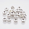 Brass Grade A Crystal Rhinestone Beads, Rondelle, for Jewelry Making, Cadmium Free & Lead Free, DIY Necklaces and Bracelets Craft Supplies, Silver, 8x3.5mm, Hole: 1.8mm
