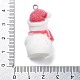 Подвески из флокированной смолы на рождественскую тематику RESI-Q002-07B-3