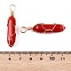 Подвески lampwork GLAA-T023-07C-4