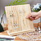 Витрины для сережек с наклоном из дерева EDIS-WH0021-21-3