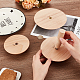 Набор наковальни из деревянного гриба DIY-WH0542-07-3
