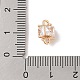 Латунные подвески-коннекторы со стеклом KK-B100-074G-01-3