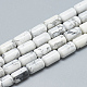 Естественно Howlite шарик нити G-T078-14-1