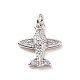 Латунные микро проложить кубического циркония подвески KK-C012-42P-1