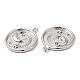 Латунные микро проложить кубического циркония подвески KK-C028-29P-2