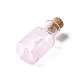 Прямоугольные миниатюрные стеклянные бутылки GLAA-H019-06G-2