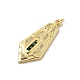 Латунные микро проложить кубического циркония подвески KK-U047-07G-01-2