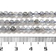 Граненые круглые нити шарик натуральный лабрадорита G-I156-03-3mm-3