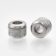 Европейские бусины из нержавеющей стали 304 STAS-S079-99F-P