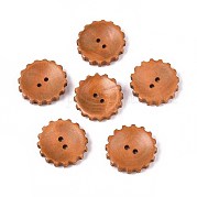 Пуговицы из натурального дерева WOOD-T032-34C