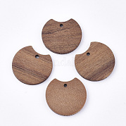 Кулоны из неокрашенного ореха WOOD-T023-04