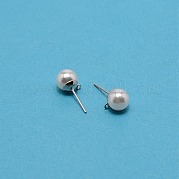 Фурнитура для сережек-гвоздиков из нержавеющей стали 304 STAS-WH0029-02C-02