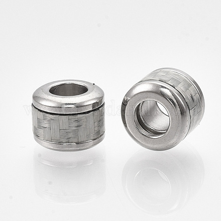 Европейские бусины из нержавеющей стали 304 STAS-S079-99F-P-1