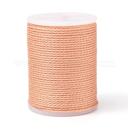 Круглый вощеный полиэфирный шнур YC-G006-01-1.0mm-26-1
