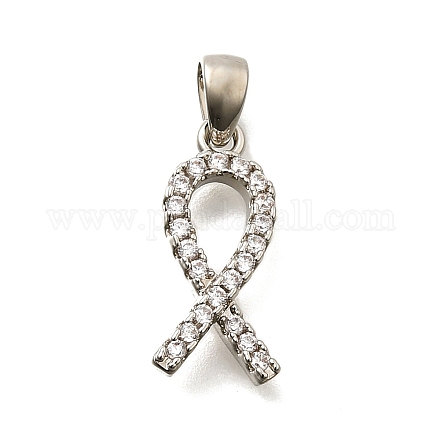 Латунные микро проложить кубического циркония подвески KK-S508-46P-1