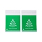Christmas Theme Plastic Bakeware Bag, with Self-adhesive, for Chocolate, Candy, Cookies, Square, Lime Green, 130x100x0.2mm, about 100pcs/bag