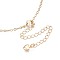 Brass Cable Chain Necklace, with Lobster Claw Clasps and Extender Chains, Golden, 15-3/inch(390mm), 1.5mm