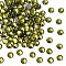 Preciosa® Crystal Hotfix Flatback Stones, Czech Crystal, Round(438 11 612 Chaton Rose VIVA 12 ®), 50230 Olivine, SS10(2.7~2.9mm)