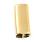 Ion Plating(IP) 304 Stainless Steel Multi-strand Links, Cuboid, Golden, 24x10.5x11.5mm, Hole: 8x4.5 & 4mm