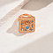 Brass Micro Pave Cubic Zirconia Finger Rings for Women, Square, Blue, 21mm, Inner Diameter: 16mm~18mm