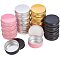 PandaHall Elite 28 pcs 4 Colors(Pink/Black/Silver/Yellow) Aluminum Round Tins For Make Up Container, Jewellery Storage