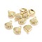 Alloy Pendants, Ocean Theme, Lead Free & Nickel Free & Cadmium Free, Shell, Real 18K Gold Plated, 17x16x3mm, Hole: 1.5mm