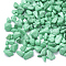 Synthetic Turquoise Gemstone Beads, No Hole Beads, Dyed, Chip, Light Sea Green, 1~15x1~15x0.5~5mm, about 450g/bag