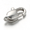 Tarnish Resistant 304 Stainless Steel Lobster Claw Clasps, Stainless Steel Color, 9x5x3mm, Hole: 1mm