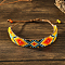 Bohemian Style Geometric Glass Seed Bead Handmade Bracelet for Women, Colorful