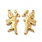 Ion Plating(IP) 
304 Stainless Steel Pendants, Cupid Charm, Real 18K Gold Plated, 29x17x4mm, Hole: 1.2mm