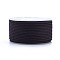 Polyester Braided Cord, Black, 2mm, about 16.4 yards(15m)/roll