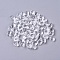 Glass Charms, Oval, Clear, 8x6x4mm, Hole: 1mm