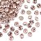 Preciosa® MAXIMA Crystal Round Stones, Czech Crystal, Dura Foiling, Round(431 11 615 Chaton), 70530 Vintage Rose, SS6/PP13(1.9~2.1mm)