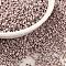 Cylinder Seed Beads, Frosted Colors, Uniform Size, Rosy Brown, 2x1.3~1.5mm, Hole: 0.8~1mm, about 40000pcs/bag, 450g/bag