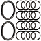 1 Box 20Pcs Metal O Rings Closed Metal Jump Rings Gunmetal 20mm Round Alloy Small Hanging Macrame Heavy Duty Linking Ring Buckle for Handbag Hardware Bags Dog Leashes Belts Supplies DIY Craft