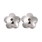 Non-Tarnish 5-Petal 304 Stainless Steel Bead Caps, Flower, Stainless Steel Color, 7.5x8x2mm, Hole: 1mm