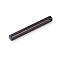 304 Stainless Steel Pendants, Column, Electrophoresis Black, 40x5mm, Hole: 3mm