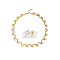 Alloy Rhinestone & Imitation Pearl Jewelry Sets, Include Earrings & Necklaces, for Women, Golden, 400mm