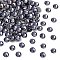Preciosa® Crystal Hotfix Flatback Stones, Czech Crystal, Round(438 11 612 Chaton Rose VIVA 12 ®), 20030 Smoked Amethyst, SS8(2.3~2.5mm)