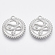Латунные микро проложить кубического циркония подвески KK-R130-006P-NF-1