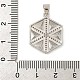 Латунные микро проложить кубического циркония подвески KK-U047-21P-3
