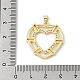 Латунные микро проложить кубического циркония подвески KK-U047-22G-3